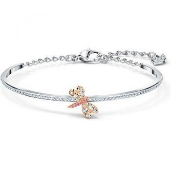 Swarovski Bracciale Eterno Rosa con Fiori in Mix di Placcature