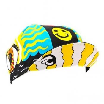 Cappellino Cinelli Eye of the Storm nero multicolor
