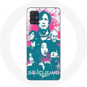 Case for Samsung Galaxy A71 featuring Squid Game Characters