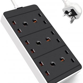 1M 6 Way Power Extension Cable