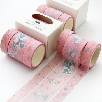 Papier washi japonais, 3 rouleaux, motif floral cerisier, pour artisanat et décoration