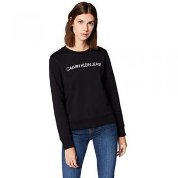 Calvin Klein Jeans Institutional Core Logo CN Sweatshirt, Black