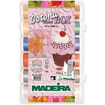 Caja de Hilos Madeira Smart Box 18 Bobinas Cotona 8036