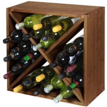 Multi‑Colour WoodWine Keeper 24 Bottles