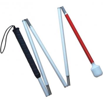 Black Handle Adjustable Folding Cane for the Blind
