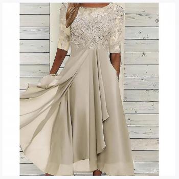 Robe Midi Dentelle All Match