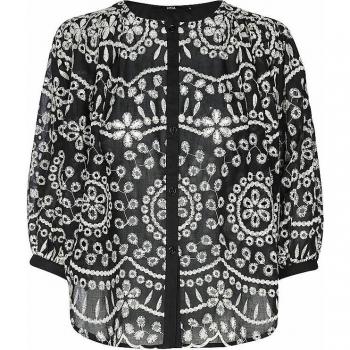Lanius Bluse 36 Schwarz für Damen