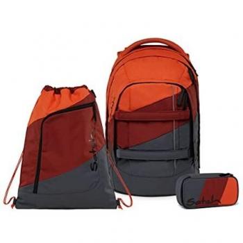 Satch NOW OR NEVER Fire Up Schulrucksack Set 3tlg