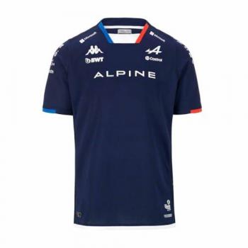 Maillot Ocon BWT Alpine Kombat Bleu Homme