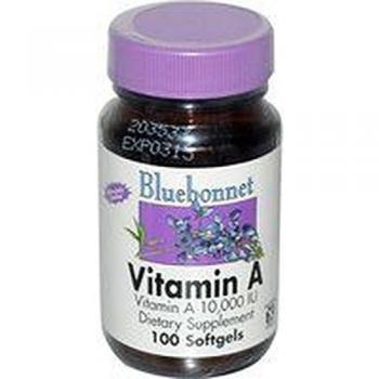 Bluebonnet 100 cápsulas de Vitamina A 10,000 UI