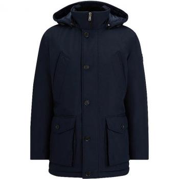 BOSS Osiass Blau Parka met Kapuze Heren
