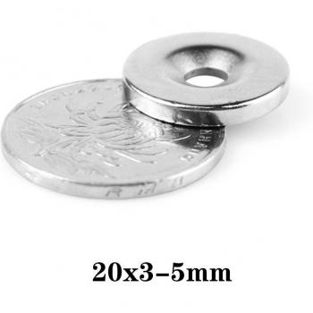 Aimant Permanent NdFeB N35 20×3‑5 mm