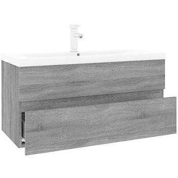 Lavabo con Vasca Integrata Sonoma 91x39,5cm