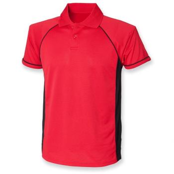 Finden & Hales Performance Polo, Red/Black, Small