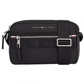 Tommy Hilfiger Mini Umhängetasche »TH ELEVATED NYLON EW REPORTER«, Herren Schultertasche, Schwarz