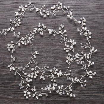 Western Wedding Hair Ornament with Rhinestones