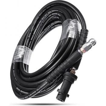 Tubo para limpieza de alcantarillas y drenajes en lavadoras de alta presión, 7.5m o 10m, apto para Karcher K2 a K7