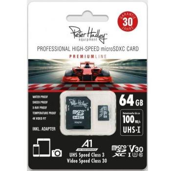 Peter Hadley 64GB microSDHC Karte Class 10 UHS-I