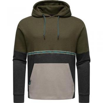 Hoodie RAGWEAR „Blocky Hoody“ – Herren, Gr. XXXL, grün‑oliv