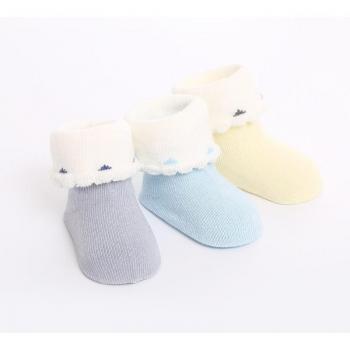 3 Pares de Calcetines Suaves para Niños y Recién Nacidos