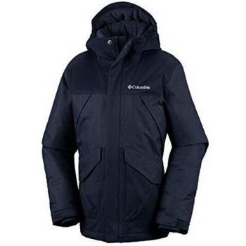 Columbia Swiss Mister Winterjacke für Kinder Blau/Schwarz (Größe L)
