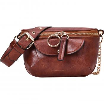 Compact PU Leather Crossbody Handbag for Women