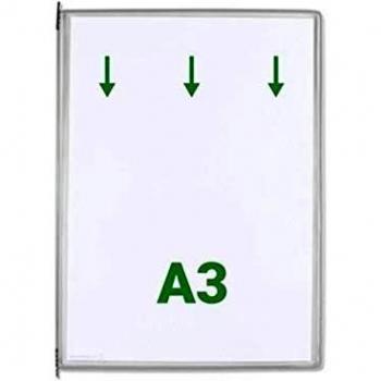 Pack de 10 affichages A3 — grise, ouverture en haut