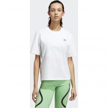 White AdiMc Train Tee for Women – Size S – True Casuals