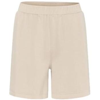 Beige Feather Gray Kaffe Women’s Shorts KAFFE Annika Size S
