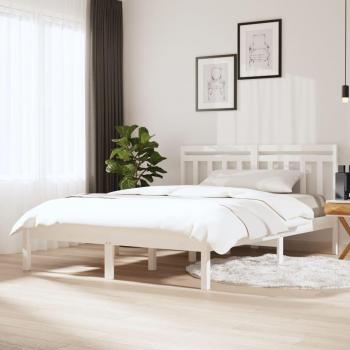 MINKUROW White Bed Frame 140x200 cm