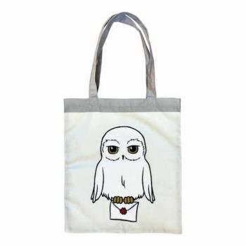 Bolsa de Mano Unisex Groovy UK Hedwig, Talla Única, Blanco y Gris