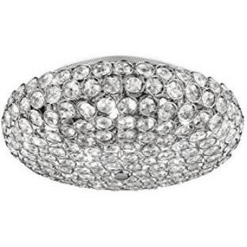 Ideal Lux King 5 Light Indoor Flush Light Chrome, G9