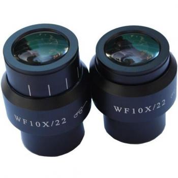 WF10X Stereo Scope with 30 mm Diameter Eye‑Guard & Adjustable Diopter
