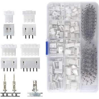 560-Piece JST-XHP 2.54mm Connector Kit with Male and Female Headers