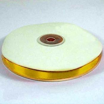 Single Roll Yellow Double-Faced Satin Ribbon 25mm Width