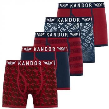 Red Lingo Boxers 5-Count Men’s Medium