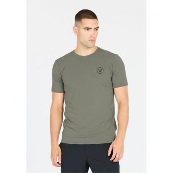 VIRTUS Herren Funktionsshirt JOKERS M – Kurzarm, Rundhals, grün, 86 % Polyester