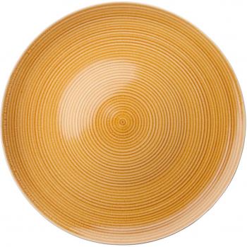 Spirit PULSIVA Piatto Piano 21 cm Marrone 6 Pezzi