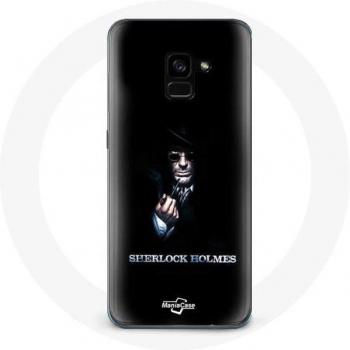Samsung Galaxy A5 2018 Coque im Sherlock Holmes Stil