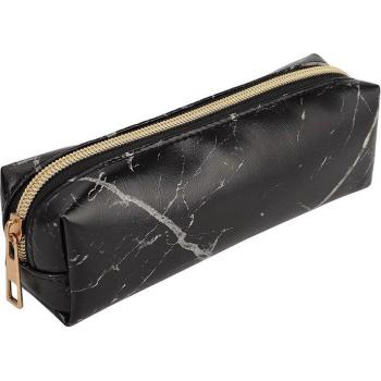 PU Marble Zippered Pen Case