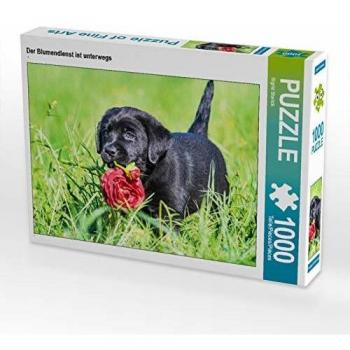 CALVENDO Puzzle Der Blumendienst ist unterwegs