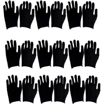 Industrial Cotton Hand Protectors – 12 Pair Set for Labor & Household Tasks