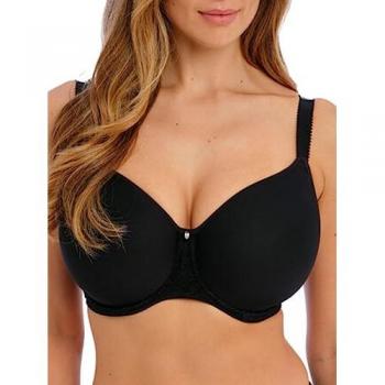 Black Envisage Moulded Spacer Underwire Bra (36GG)