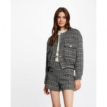 Chaqueta Morgan de mujer hilos metalizados extragrande