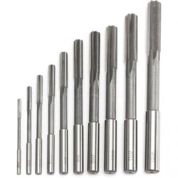 10pcs HSS H7 Straight Shank Reamer Set for Milling