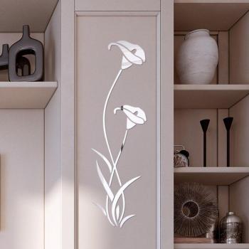 Acrylic Flowers Reflective Wall Stickers
