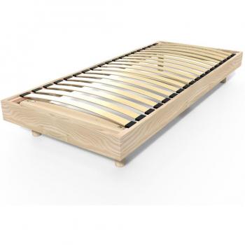 Base a Doghe ABC Meubles 1 Posto – 80x190, Legno Europeo, Kit Francia