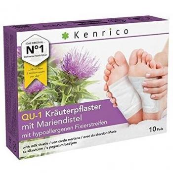 KENRICO® QU-1 Fußpflaster mit Mariendistel – Natürliches Stärkungspaket