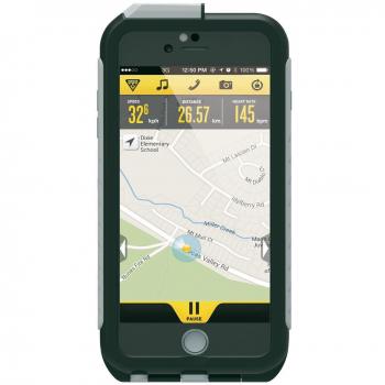 Topeak Fahrt Hülle Weatherproof RideCase für iPhone 6 Plus, schwarz/grau