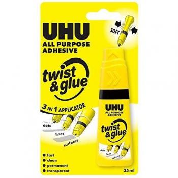 UHU 35ml Twist and Glue All-Purpose Adhesive